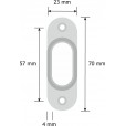 Schrank Rutenhalter schwarz Aluminium - KBH1175ZW