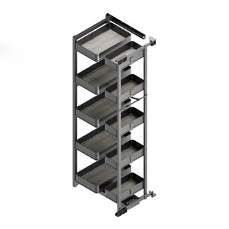 Auszugsrahmen für Küchenschränke mit einer Höhe von 148 cm und einer Schrankbreite von 450 mm Auszugsrahmen für Küchenschränke mit einer Höhe von 148 cm und einer Schrankbreite von 450 mm