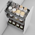 Auszugsrahmen mit 3 Fachböden für Schrankbreite 400 mm Auszugsrahmen mit 3 Fachböden für Schrankbreite 400 mm