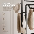 Eleganca extra stabiler XXL-Kleiderständer auf Rollen, 150 cm breit