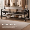 Eleganca extra stabiler XXL-Kleiderständer auf Rollen, 150 cm breit