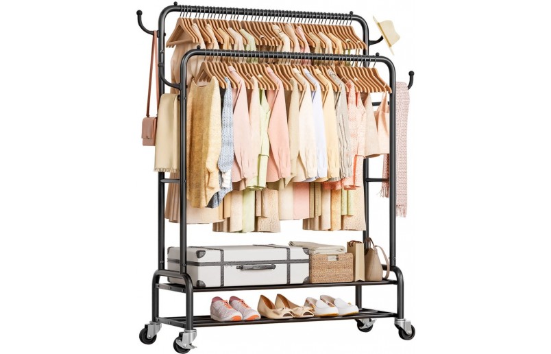 Eleganca stabiler Kleiderständer XL, 112 cm breit, einfach zu montieren