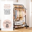 Eleganca stabiler Kleiderständer XL, 112 cm breit, einfach zu montieren