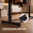 Eleganca – robuster, professioneller Kleiderständer, 120 cm breit