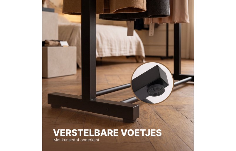 Eleganca – robuster, professioneller Kleiderständer, 120 cm breit