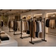 Eleganca – robuster, professioneller Kleiderständer, 120 cm breit