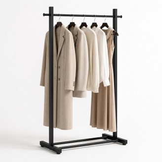 Eleganca – robuster, professioneller Kleiderständer, 120 cm breit