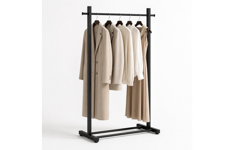 Eleganca – robuster, professioneller Kleiderständer, 120 cm breit