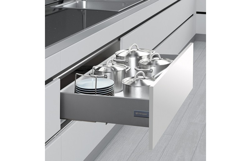 Slimbox-Schubkasten-Set 120 mm hoch anthrazit