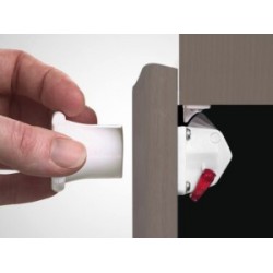 Unsichtbare (Kinder)-Sicherheitssperre für Türen und Schubladen