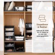 Organizer für Schränke, 3er-Set schwarz