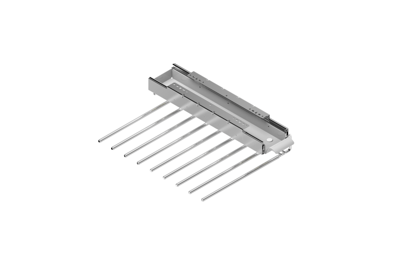 Hosenhalter Exzellent Ausziehbar silber/chrom 9 Hosen - Bret009 Hosenständer Excellent für 9 Stück - Bret009
