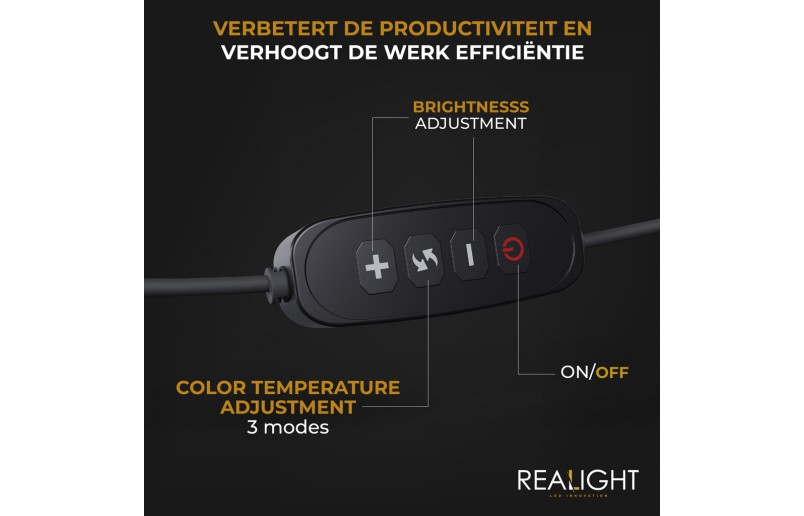 Desk lamp Reading lamp rotatable with dimming function and color modes