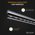 Schreibtischlampe Leselampe silber, drehbar, Dimmfunktion und Farbmodi