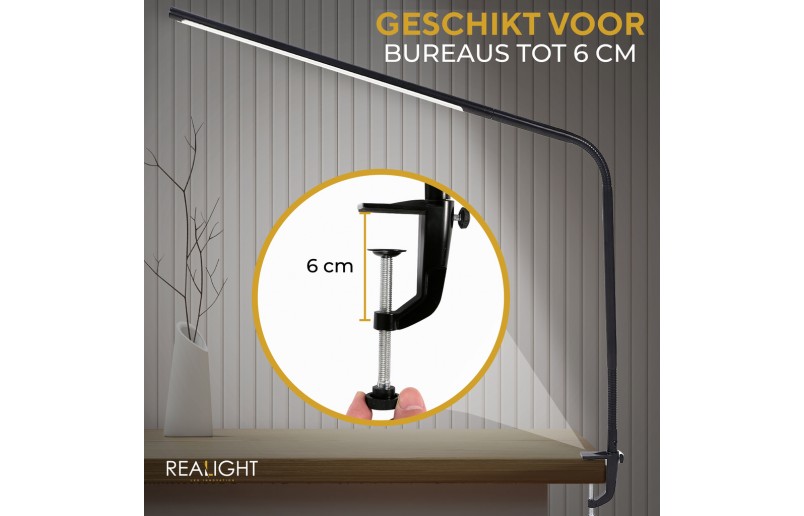 Desk lamp Reading lamp black flexible