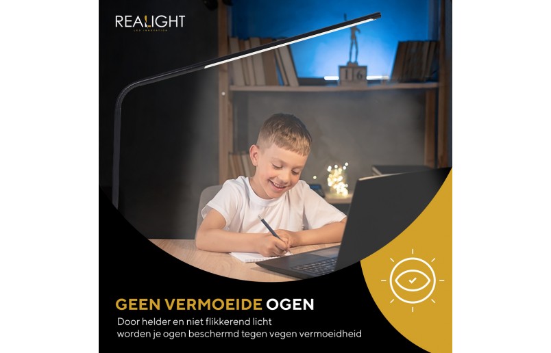 Desk lamp Reading lamp black flexible