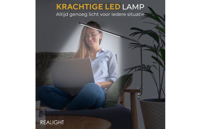 Desk lamp Reading lamp black flexible