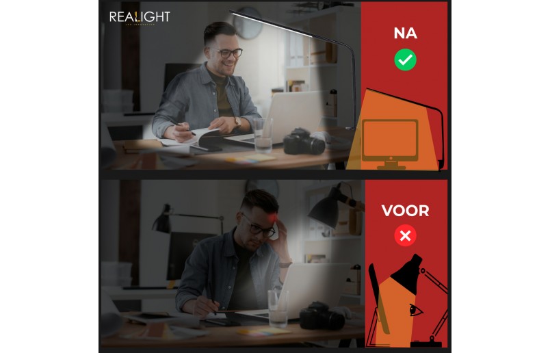 Desk lamp Reading lamp black flexible