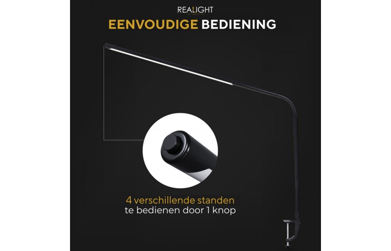 Desk lamp Reading lamp black flexible