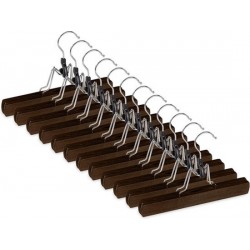 Rockbügel schwarz lackiertes Holz