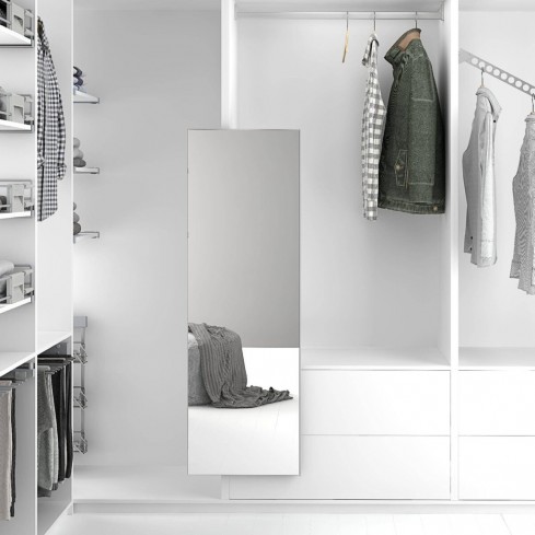 Pull-out and rotating cabinet mirror 140 x 50 cm Pull-out and rotating cabinet mirror 140 x 50 cm