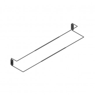 Schuhablage (Halterung) anthrazit, Breite verstellbar Schuhablage (Halterung) anthrazit, Breite verstellbar