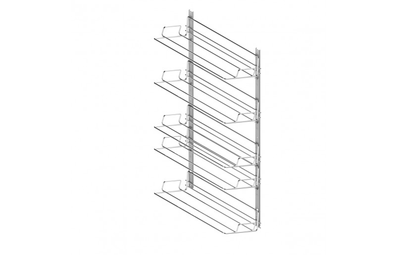 Ausziehbares Lagerregal mit 5 Fächern - S5V381170