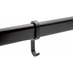 Gleithaken schwarz für Schrankrohr Gleithaken schwarz für Schrankrohr