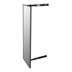 Luxuriöser Kleiderschrank Spiegel ausziehbar 120x35 cm anthrazit 