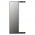 Luxuriöser auszieh- und schwenkbarer Kleiderschrank-Spiegel anthrazit 120x35 cm - IT2604GR