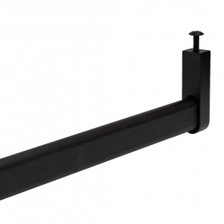 Kleiderstangenhalter aus Metall für unter ein Regal Kleiderstangenhalter aus Metall für unter ein Regal