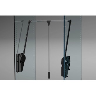 Kleiderlift Superior silber/chrom, Tragkraft 20kg