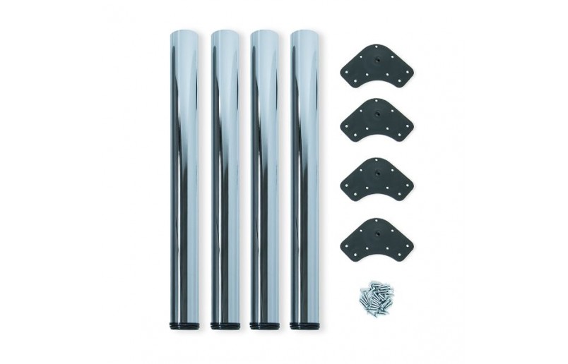 Tischbein Chrom 710mm rund ø 60 mm - TP710CH