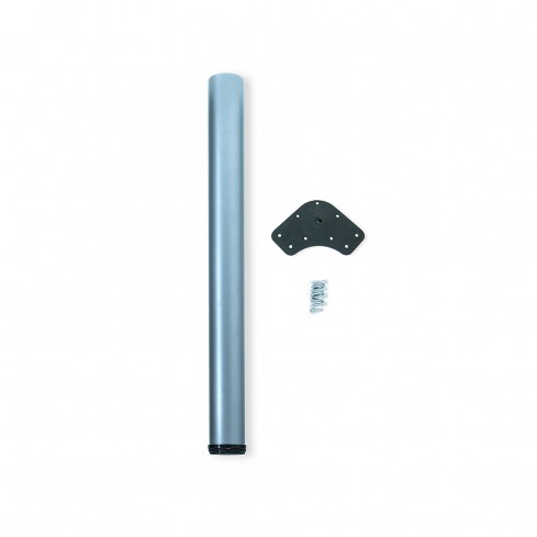 Tischbein silber 870 mm rund ø 60 mm