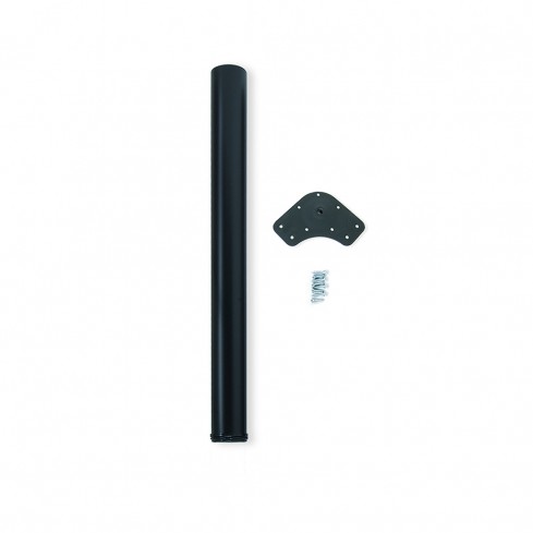 Tischbein schwarz 870mm rund ø 60 mm