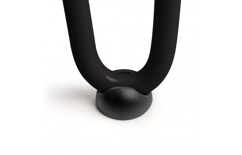 Tischbeine schwarz mit 3 Stangen 71mm, 4er Set