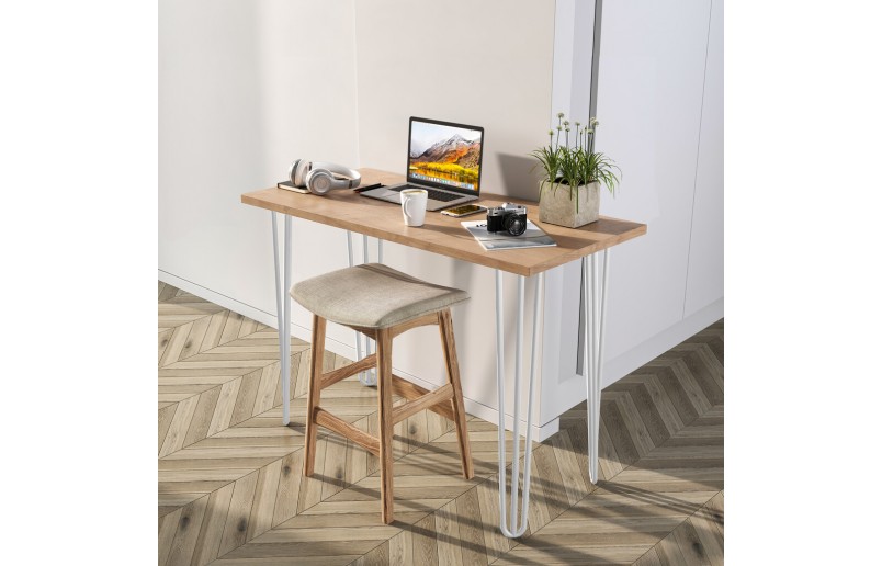 Tischbeine weiß mit 3 Stäben 710 mm, Satz mit 4 Stück