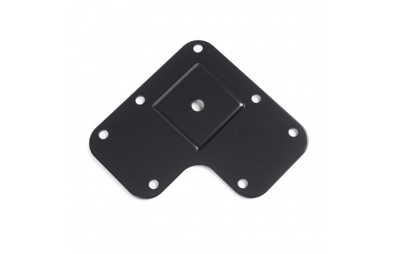 Tischbeine schwarz 710mm quadratisch 50x50 mm, Satz von 4 Stück