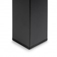 Tischbeine schwarz 710mm quadratisch 50x50 mm, Satz von 4 Stück
