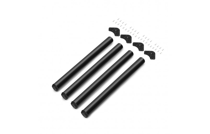 Table leg black 830mm round ø 60 mm