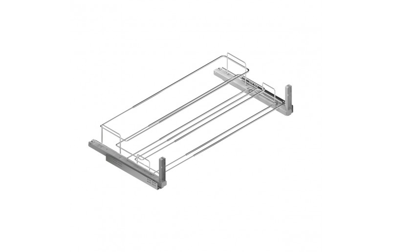 Ausziehbares und in der Breite verstellbares Schuhregal mit Frontbefestigung - SHC391