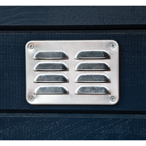 Lüftungsgitter für Blockhütten, Gartenhäuser usw.