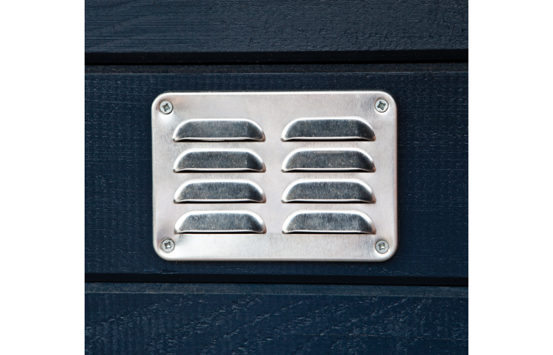 Lüftungsgitter für Blockhütten, Gartenhäuser usw.