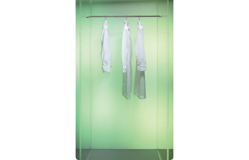 Pull-out round clothes rail chrome - TKB75115