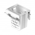 Laundry basket 40+40 liters removable front mounting - WAS483233