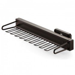 Krawattenhalter ausziehbar mit Soft Close Moka