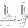Eingebautes Scharnier mit Softclosing - ISS75