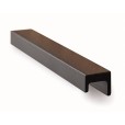 Griff Station schwarzes Aluminium 190 mm - GRE0160