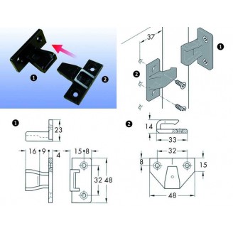 Hardware zum Aufhängen