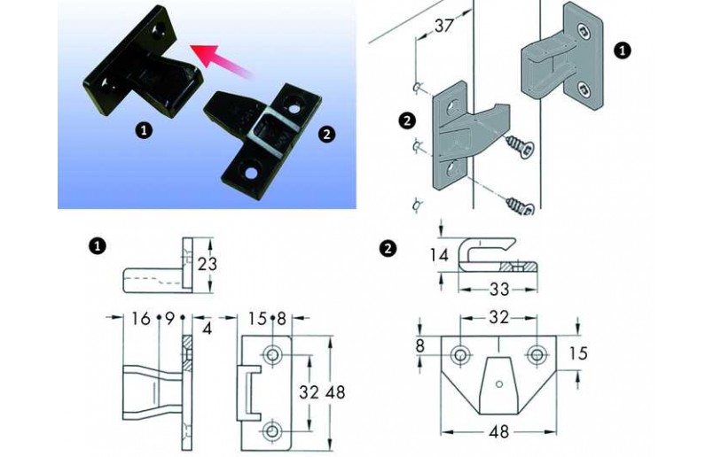 Hanging hardware - IHB26250